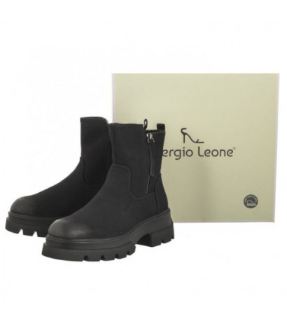 Sergio Leone Czarne TR 906 (SL500-a) shoes