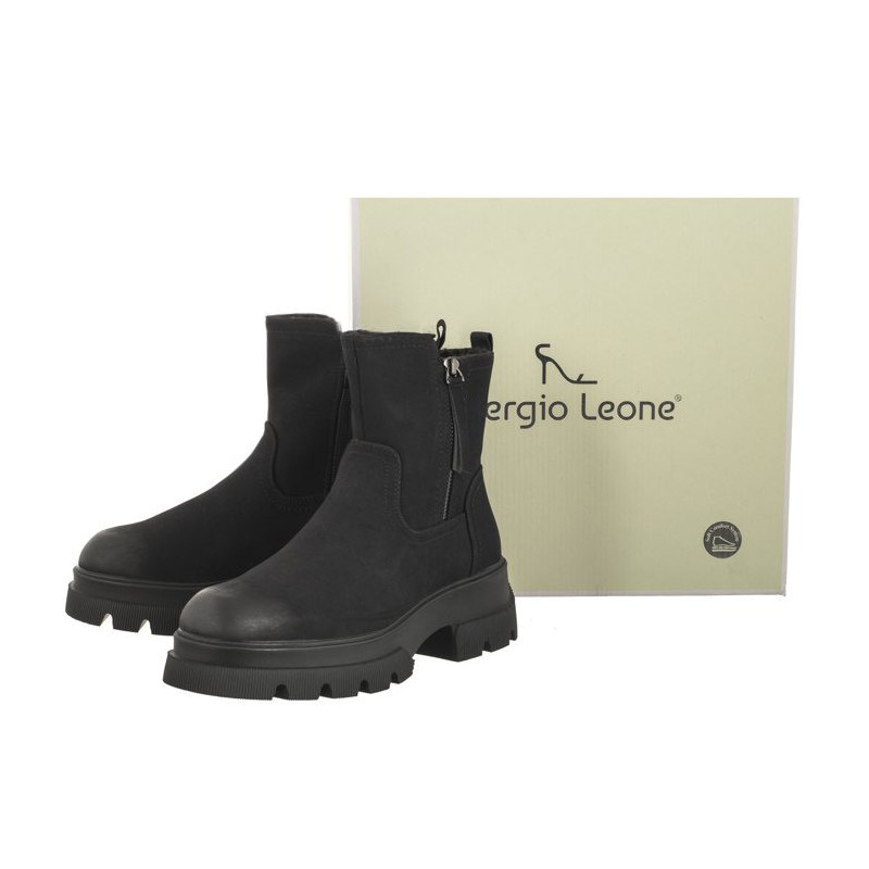 Sergio Leone Czarne TR 906 (SL500-a) shoes