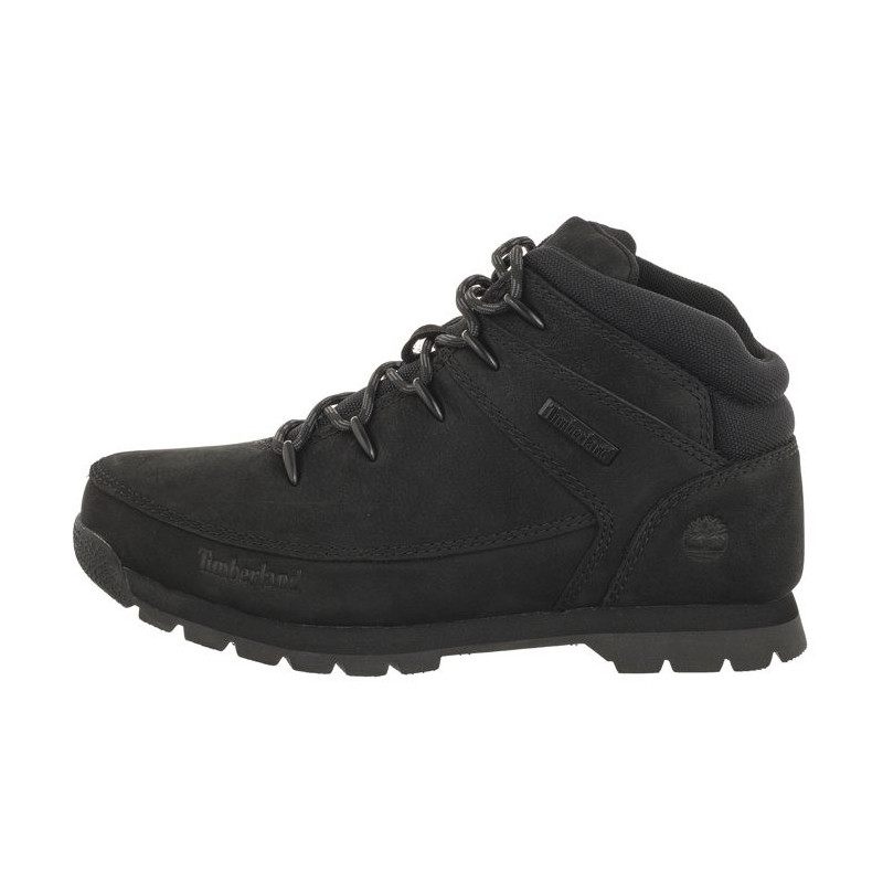 Timberland Euro Sprint Mid HIker Black Nubuck 0A2DP7 001 (TI132-a) shoes