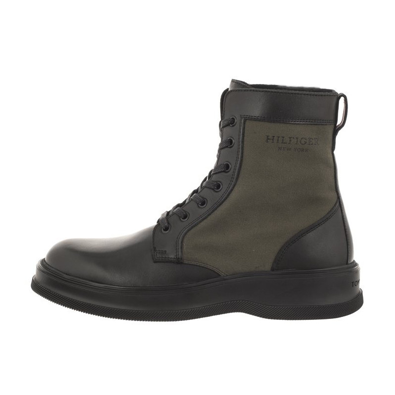 Tommy Hilfiger TH Everyday Core Mix Boot Black FM0FM04908 BDS (TH956-a) boots