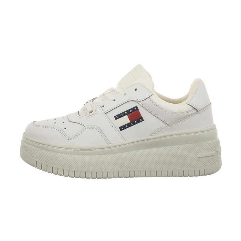 Tommy Hilfiger Tjw Retro Basket Flatform Ess White EN0EN02506 YBS (TH953-a) sports Shoes