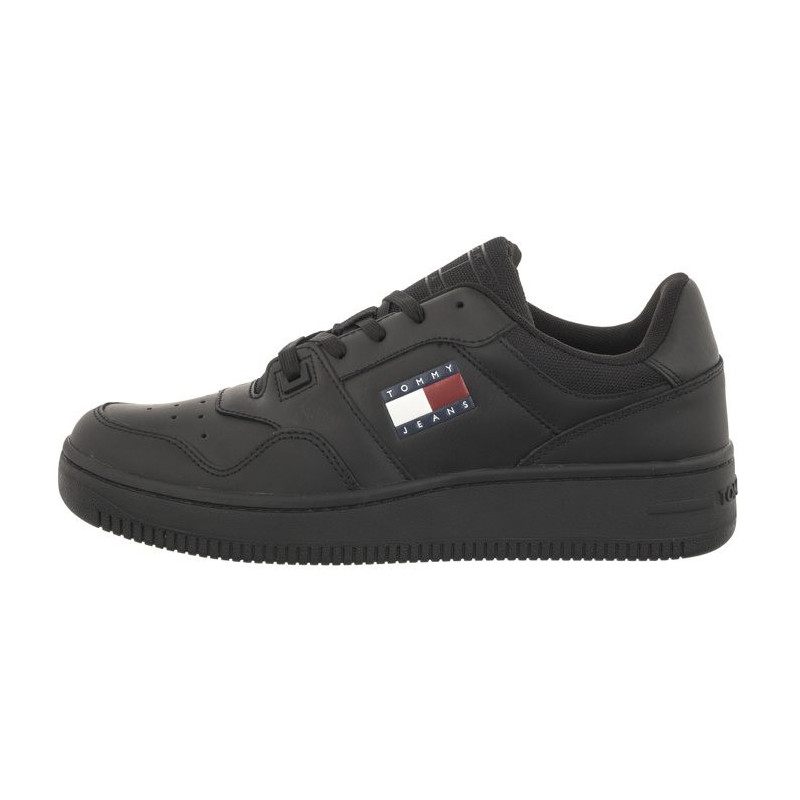 Tommy Hilfiger Tjm Retro Basket Ess Black EM0EM01395 BDS (TH955-a) sports shoes