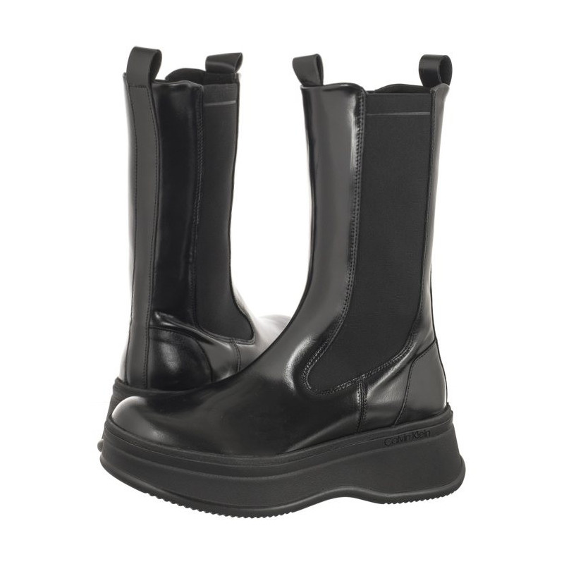 Calvin Klein Pitched Chelsea Boot Ck Black HW0HW01686 BEH (CK400-a) shoes