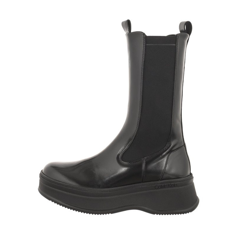 Calvin Klein Pitched Chelsea Boot Ck Black HW0HW01686 BEH (CK400-a) shoes