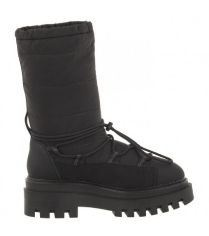 Calvin Klein Flatform Snow Boot Nylon Wn Triple Black YW0YW01146 0GT (CK399-a) boots