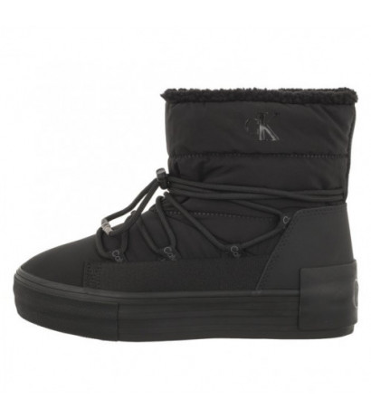 Calvin Klein Bold Vulc Flatf Snow Boot Wn Triple Black YW0YW01181 0GT (CK402-a) shoes