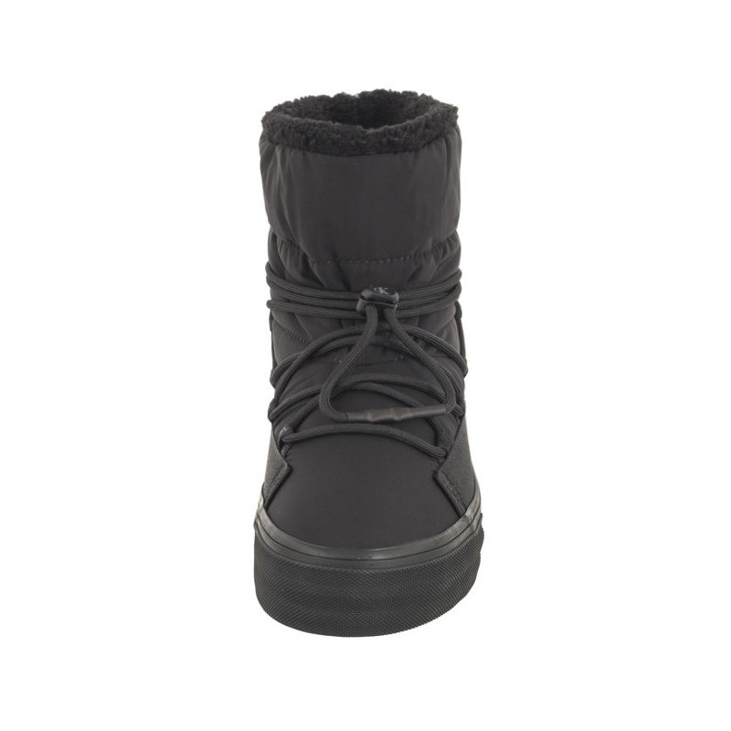 Calvin Klein Bold Vulc Flatf Snow Boot Wn Triple Black YW0YW01181 0GT (CK402-a) shoes