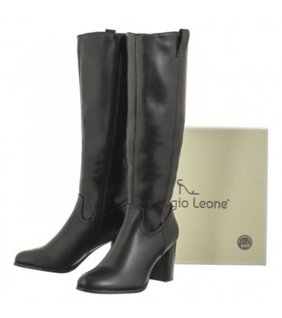 Sergio Leone Czarne KZ 272 (SL503-a) shoes