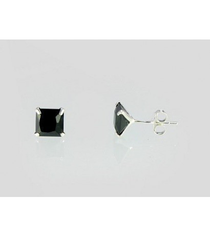 Silver stud earrings...