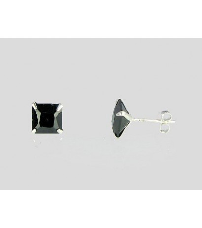 Silver stud earrings...