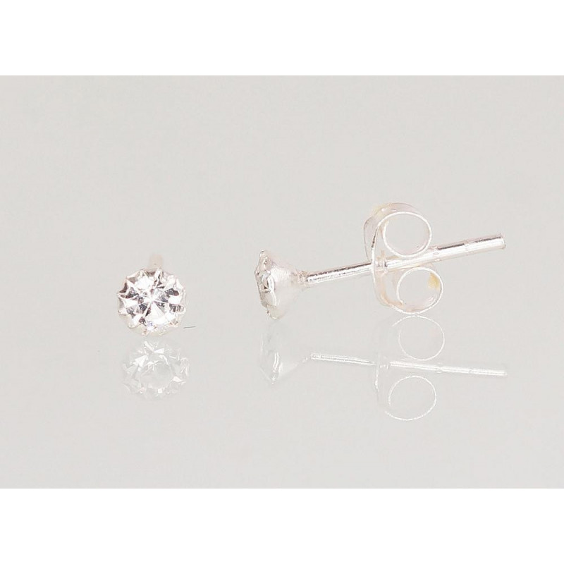 Silver stud earrings 2202663_CZ, Silver 925°, Zirkons