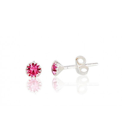 Silver stud earrings...