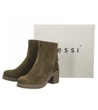 Nessi Oliwkowe 23516 (NE351-b) shoes