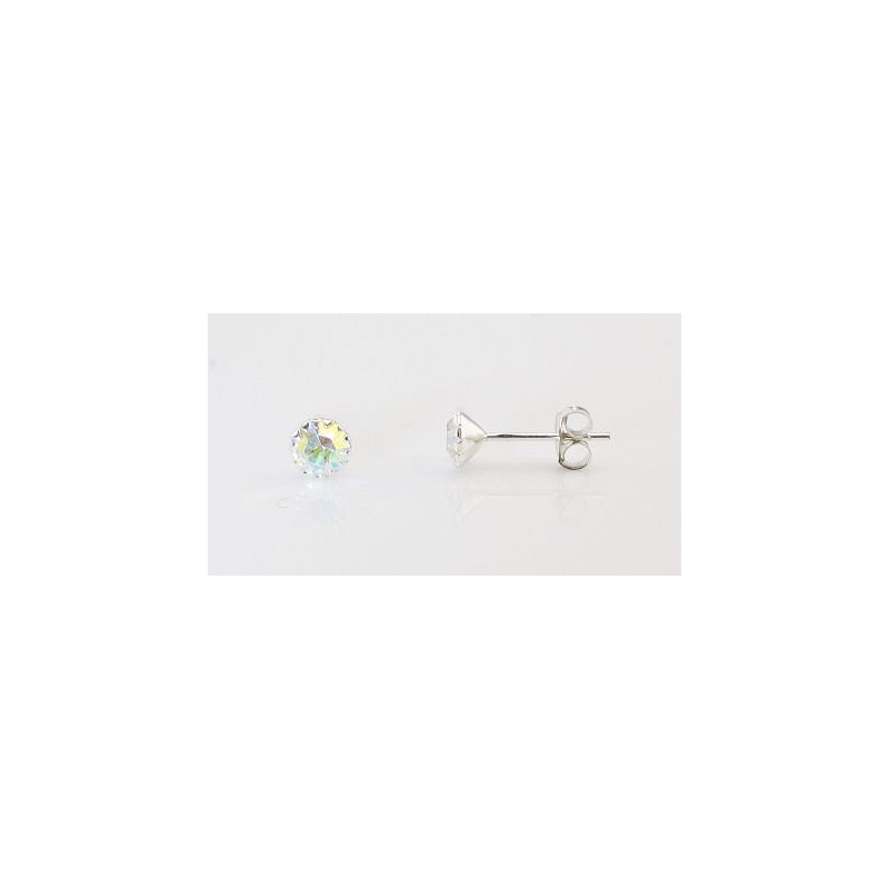 Silver stud earrings 2202665_CZ-MIXW, Silver 925°, Zirkons