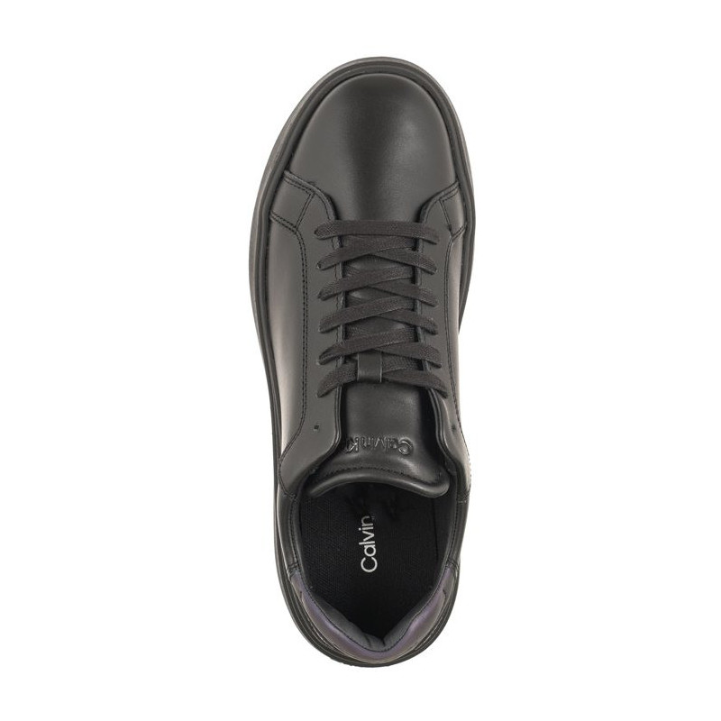 Calvin Klein Low Top Lace Up Pet Black/Petroleum HM0HM01288 0GO (CK419-a) sports shoes