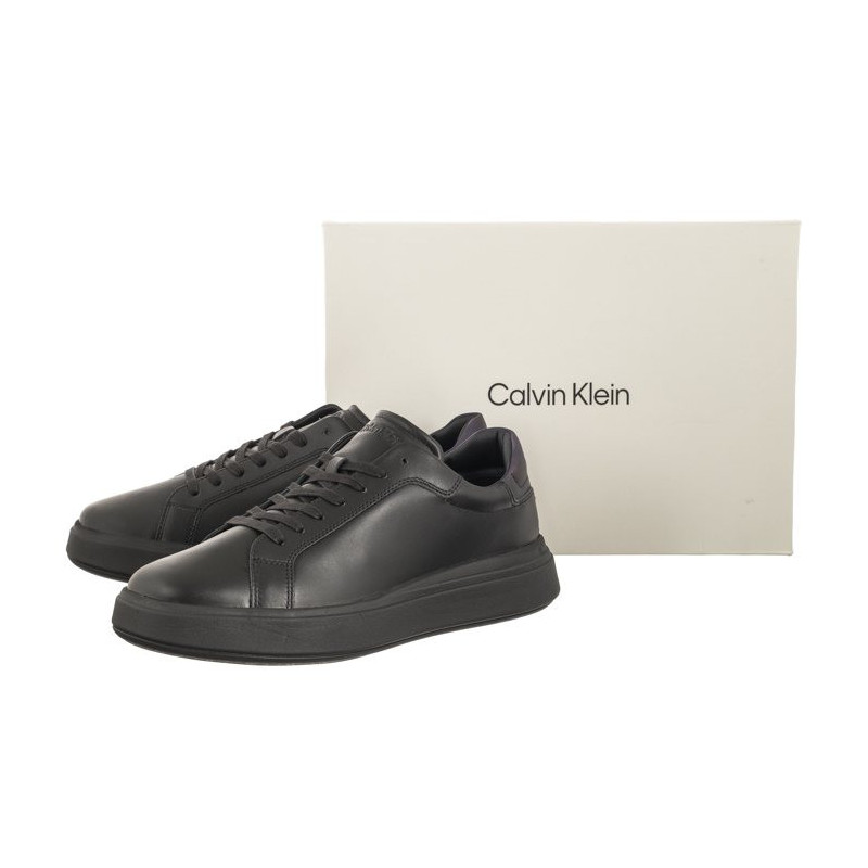 Calvin Klein Low Top Lace Up Pet Black/Petroleum HM0HM01288 0GO (CK419-a) sports shoes