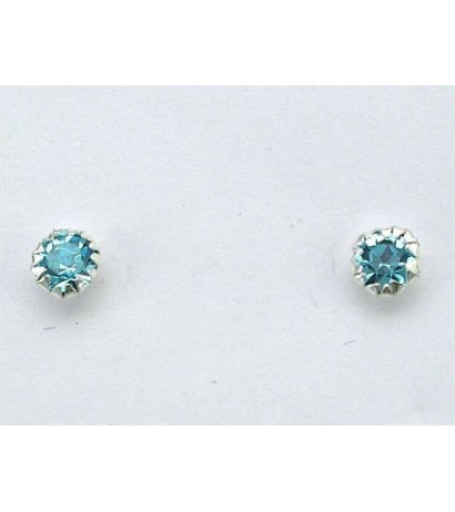 Silver stud earrings...