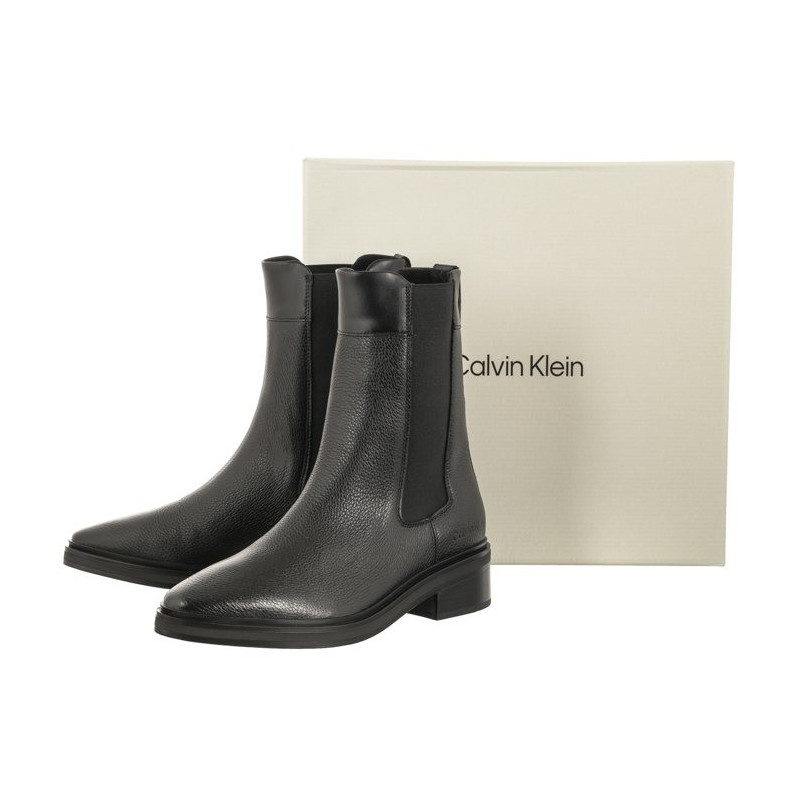 Calvin Klein Tapered Block Chelsea Boot 30 Ck Black HW0HW01846 BEH (CK411-a) shoes