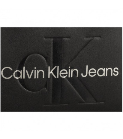 Calvin Klein Sculpted Arch Shoulder Bag22 Mono Black/Metallic Logo K60K611548 0GL (CK427-a) handbag