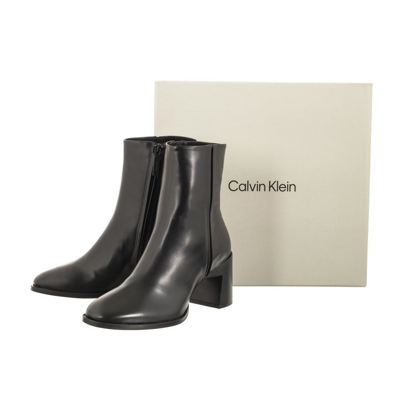 Calvin Klein Geo Block Ankle Boot 60 Ck Black HW0WH01845 BEH (CK415-a) shoes