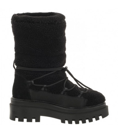 Calvin Klein Flatform Snow Boot Sherpa Wn Triple Black YW0YW01195 0GT (CK410-a) boots