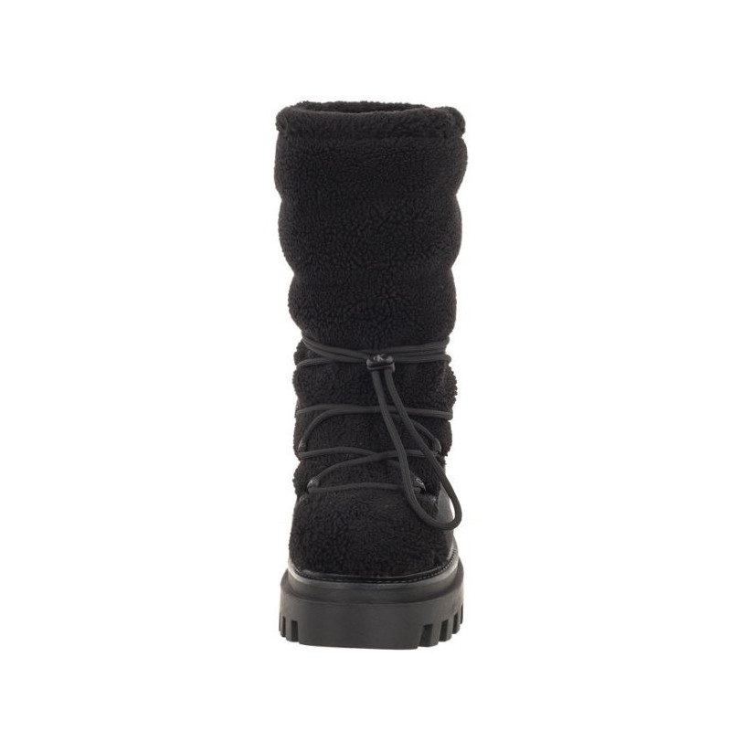 Calvin Klein Flatform Snow Boot Sherpa Wn Triple Black YW0YW01195 0GT (CK410-a) boots