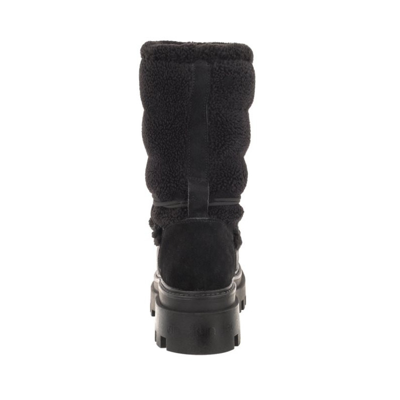 Calvin Klein Flatform Snow Boot Sherpa Wn Triple Black YW0YW01195 0GT (CK410-a) boots