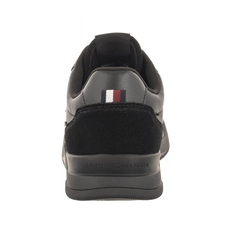 Tommy Hilfiger Elevated Cupsole Lth Mix Black FM0FM04929 BDS (TH973-a) sports shoes