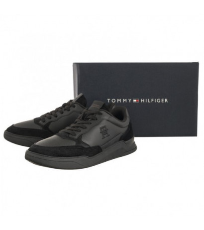 Tommy Hilfiger Elevated Cupsole Lth Mix Black FM0FM04929 BDS (TH973-a) sports shoes