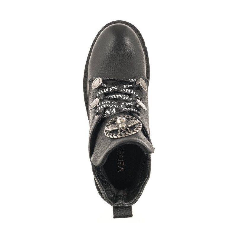 Venezia Czarne 18000-2 Black  (VE754-a) shoes