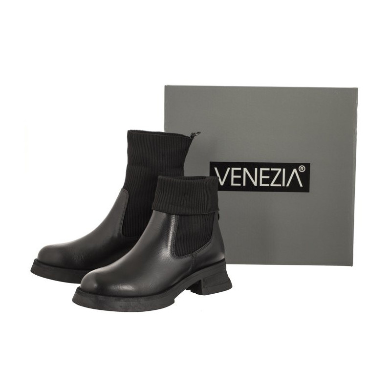 Venezia Czarne 1110243-1 101 Black  (VE753-a) shoes