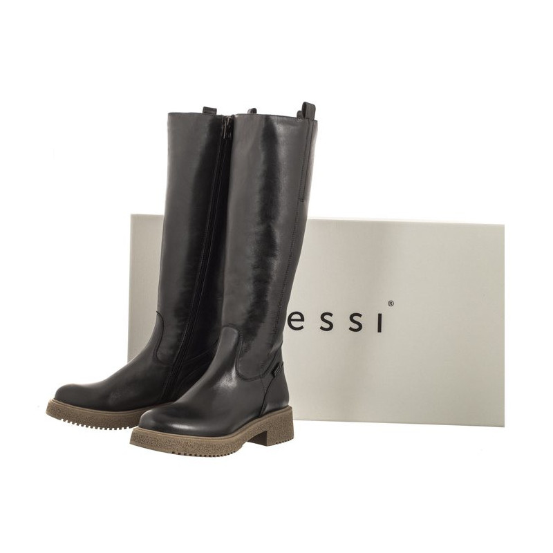 Nessi Czarne 23538 (NE348-b) boots