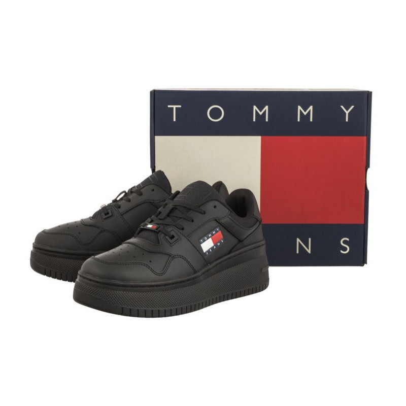 Tommy Hilfiger Tjw Retro Basket Flatform Ess White EN0EN02506 BDS (TH953-b) sports Shoes