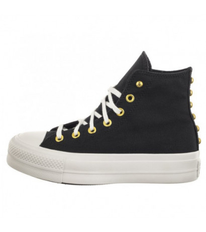 Converse CTAS Lift Hi Black/White/Gold A05453C (CO647-a) shoes