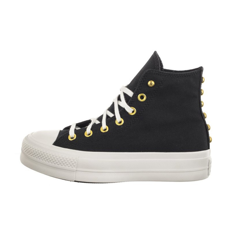 Converse CTAS Lift Hi Black/White/Gold A05453C (CO647-a) shoes