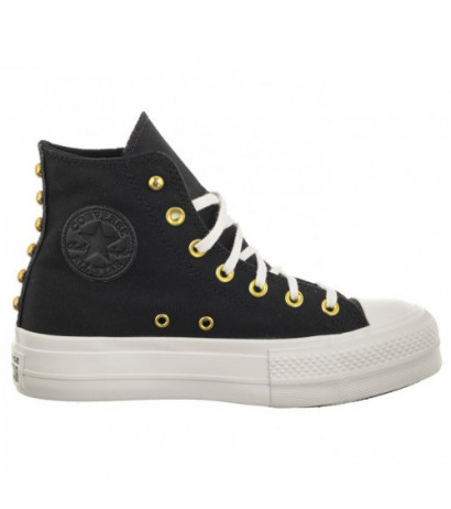 Converse CTAS Lift Hi Black/White/Gold A05453C (CO647-a) shoes