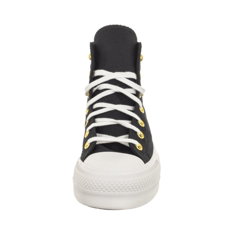 Converse CTAS Lift Hi Black/White/Gold A05453C (CO647-a) shoes