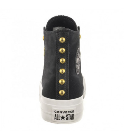 Converse CTAS Lift Hi Black/White/Gold A05453C (CO647-a) shoes