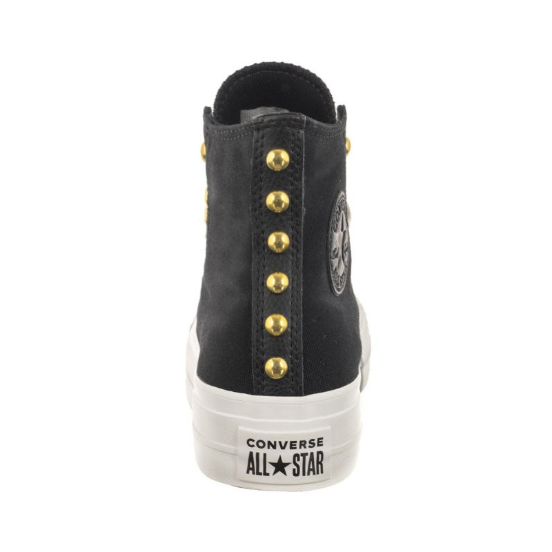 Converse CTAS Lift Hi Black/White/Gold A05453C (CO647-a) shoes