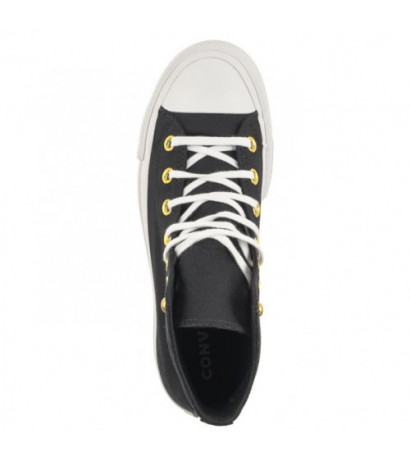 Converse CTAS Lift Hi Black/White/Gold A05453C (CO647-a) shoes