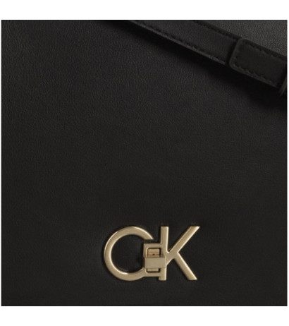 Calvin Klein Re-Lock Double Gusette Black K60K611336 BEH (CK434-a) handbag