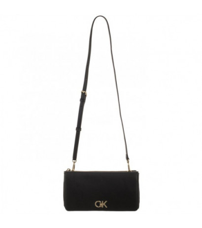 Calvin Klein Re-Lock Double Gusette Black K60K611336 BEH (CK434-a) handbag