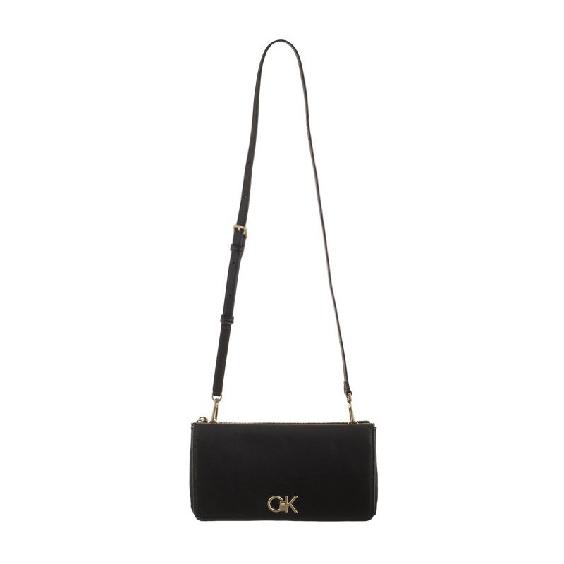 Calvin Klein Re-Lock Double Gusette Black K60K611336 BEH (CK434-a) handbag