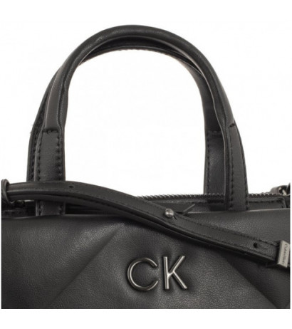 Calvin Klein Re-Lock Quilt Tote Mini Black K60K611340 BEH (CK438-a) handbag