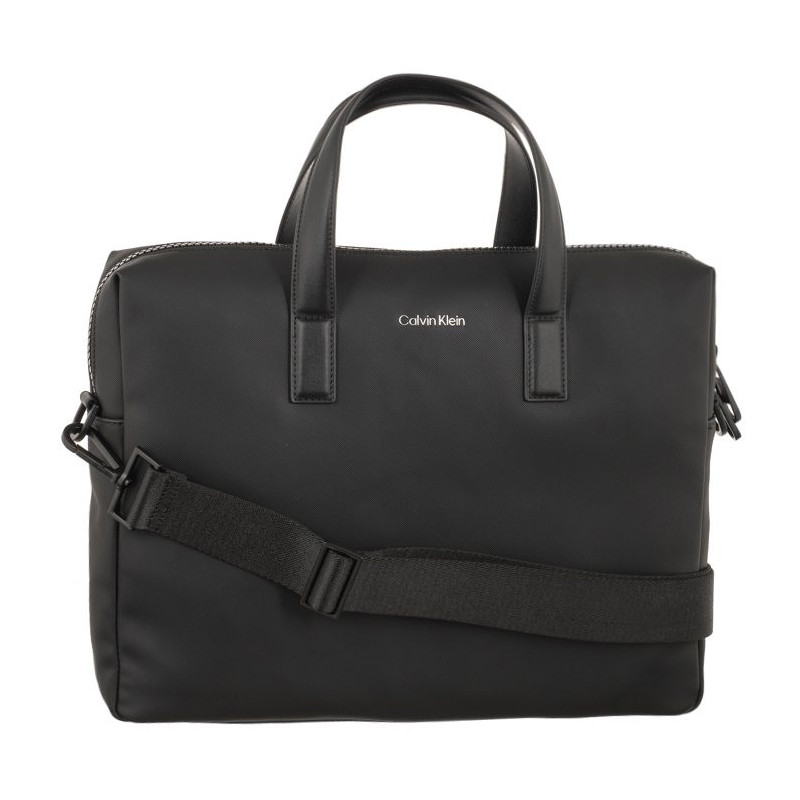 Calvin Klein CK Must Laptop Bag Black Pique K50K511221 BEH  (CK440-a) handbag