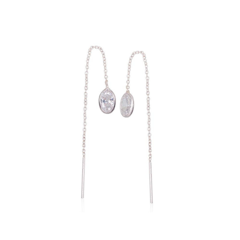 Silver earrings 2204014_CZ, Silver 925°, Zirkons