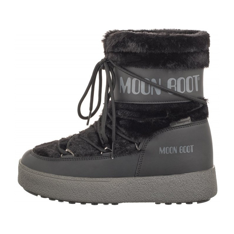 Moon Boot MB Ltrack Faux Fur WP Black 24501300001 (MB63-a) shoes