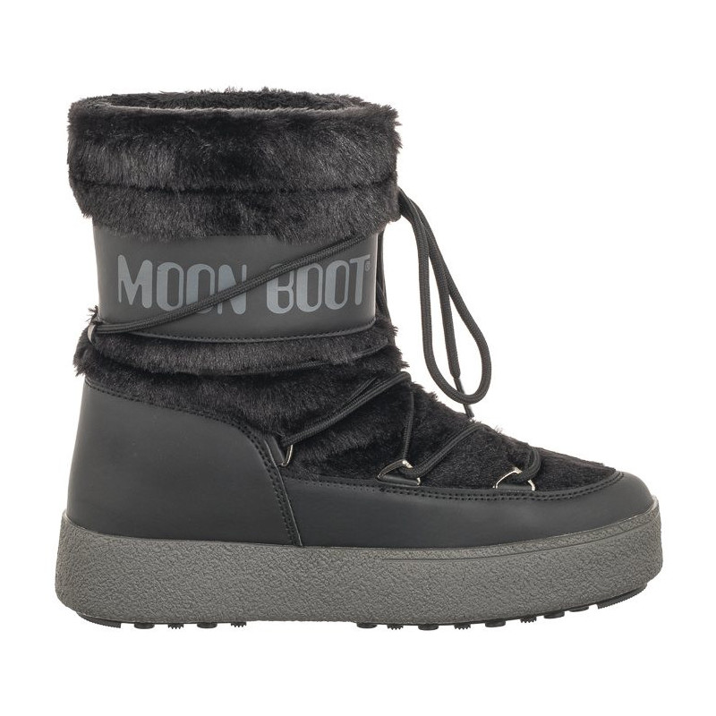 Moon Boot MB Ltrack Faux Fur WP Black 24501300001 (MB63-a) shoes