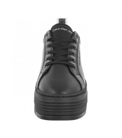 Calvin Klein Bold Flatf Low Laceup Lth In Lum Triple Black YW0YW01309 0GT (CK444-a) shoes