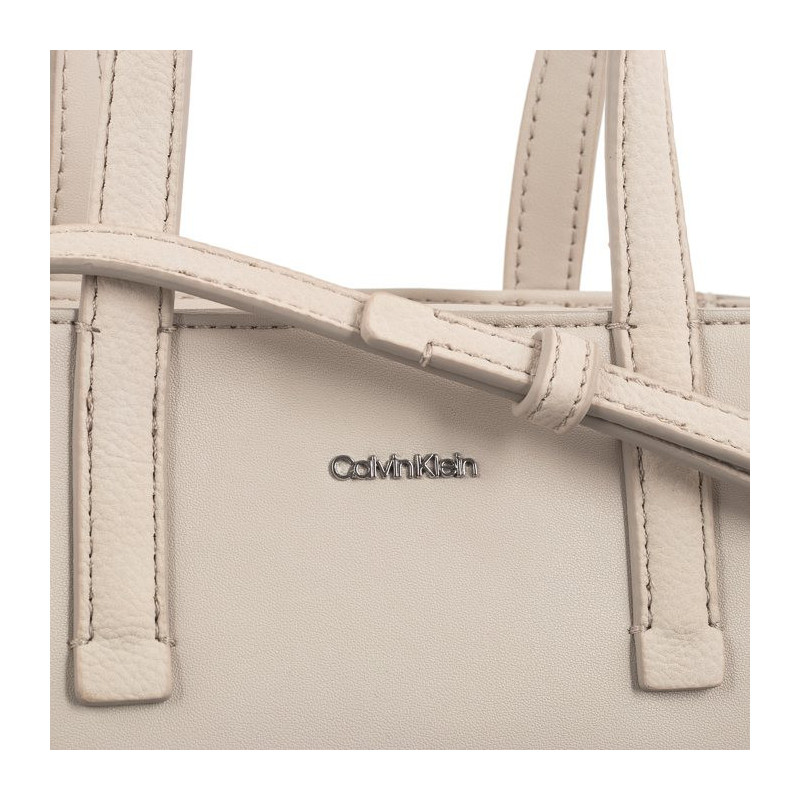 Calvin Klein CK Must Mini Tote Pu/Nubuck DK Ecru K60K611873 PC4 (CK452-a) handbag